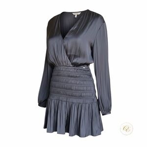 BRAND NEW Maje Black Satin-look Dress with Branded Tags